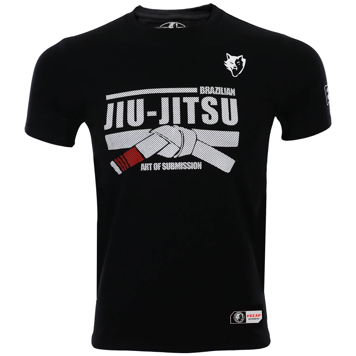 VSZAP MMA Boxing Fighting Training Muay Thai Pure Cotton Breathable Sports T-shirt Gym Judo Short Sleeve