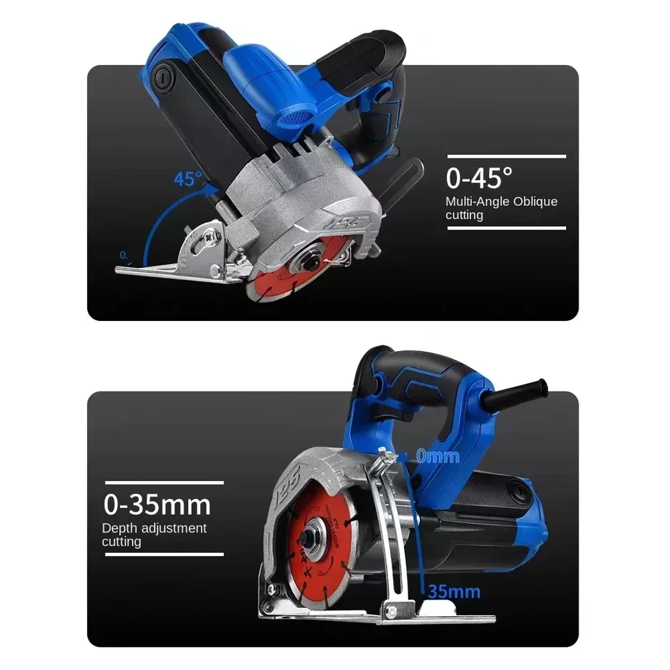 電気切断機,切断機,電動工具,タイル金属カッター,調整可能な角度,1900w