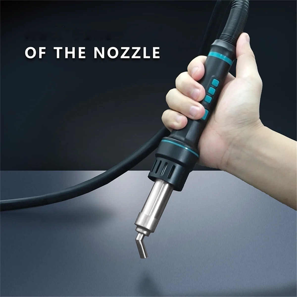BAAR-For SUGON 8650/ 8630/8610DX-PRO Hot Air Soldering Station 45 Degree Curved Nozzle 5mm/8mm/10mm Bent Angle Heat Nozzle