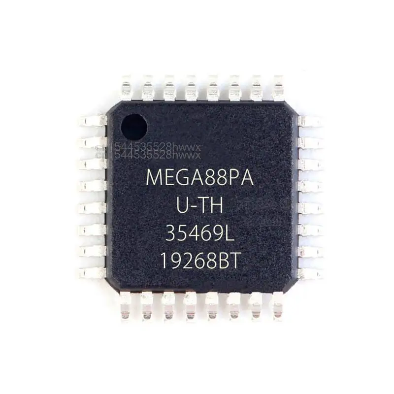 

100 шт., флэш-карта памяти, флэш-память QFP32 ATMEGA8A QFP ATMEGA88PA, оригинальная новая флэш-микросхема