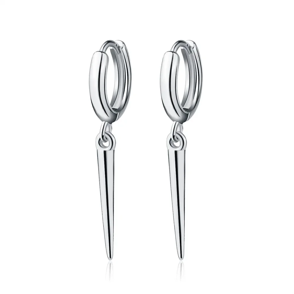 

DIWENFU Genuine 925 Sterling Silver Drop Earring for Women TRENDY Geometric Aros Mujer Oreja Silver 925 Jewelry Earring Females