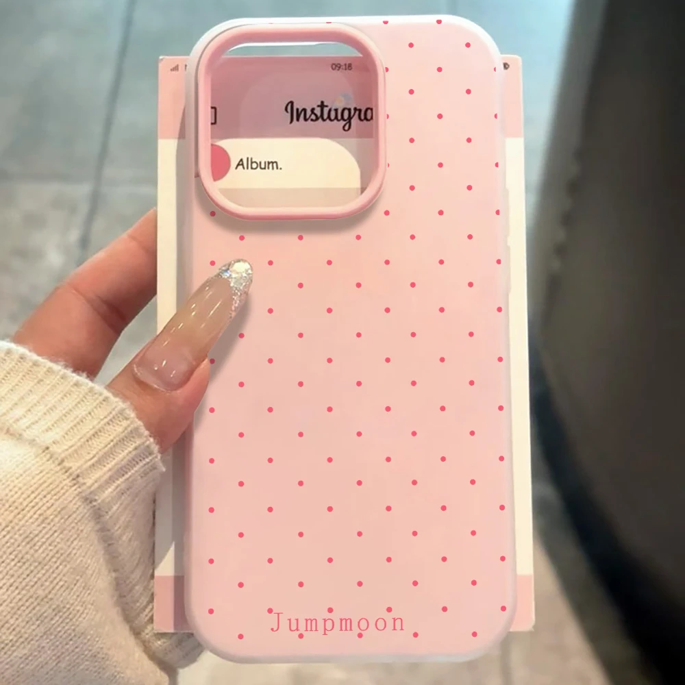 Cute Polka Dot Dustproof Phone Case Cover
