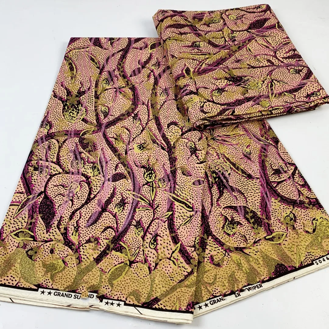 

2023 New Style Supe-V hollande African Fabrics Nigerian Golden Wax Print High Quality African Wax Fabrics For Patchwor Y6gx613