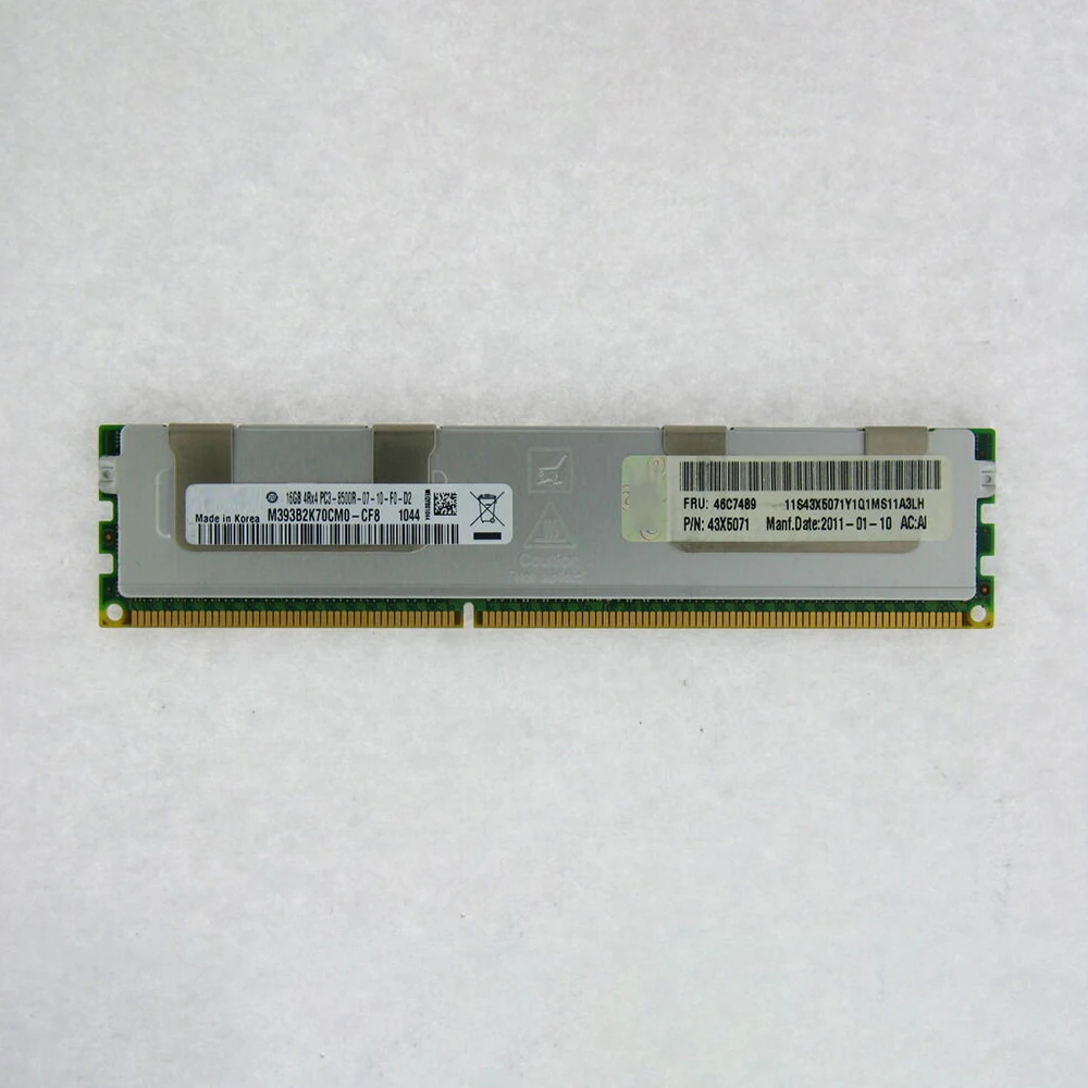 IBM RAM 1066 서버 메모리, X3850 X3690 X5 46C7483 46C7489 43X5071 16GB DDR3
