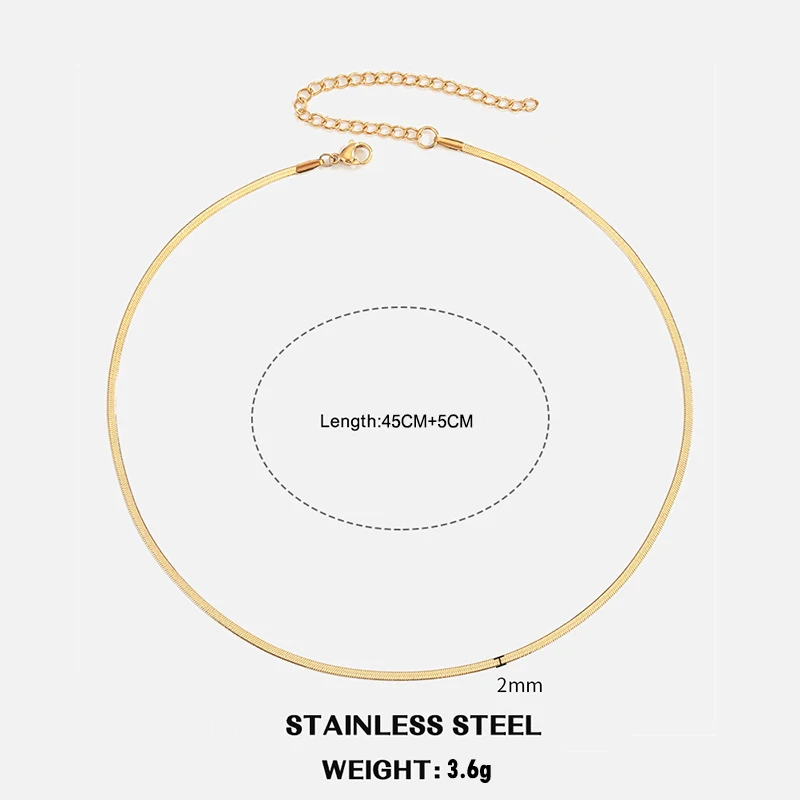 Gold-2mm-45cm