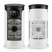 Ventilateur humidificateur d'air USB portable 300ML, 6 vitesses, minuterie 6H, lumière 7 couleurs, brumisateur silencieux, ventilateur de refroidissement, climatiseur de bureau 6