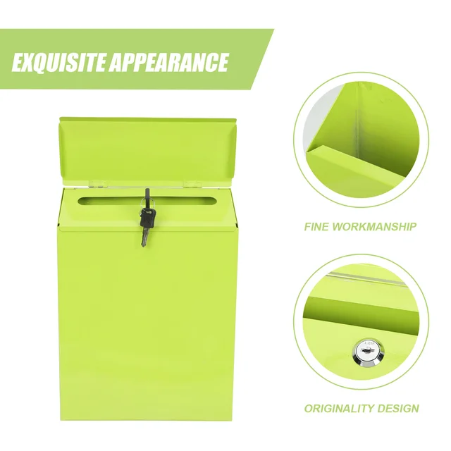 A Postafiók Zárja Többfunkciós Csepp Falra Szerelt Javaslat Betűellátás Kényelmes - Image 3