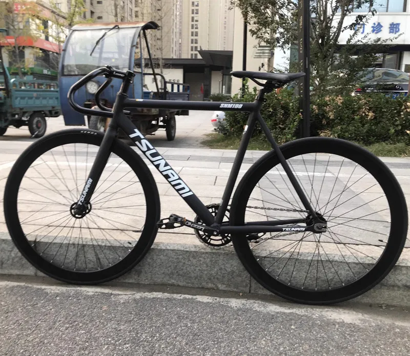 自転車本体 Tsunami snm100 49/14/18 Tsunami SNM100 Bicicleta Fixie Quadro Alumínio 700C