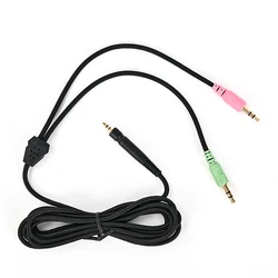 High - Quality 3.5MM Audio Cable - Premium Replacement for Enhanced Sound Performance (Dual Interface)