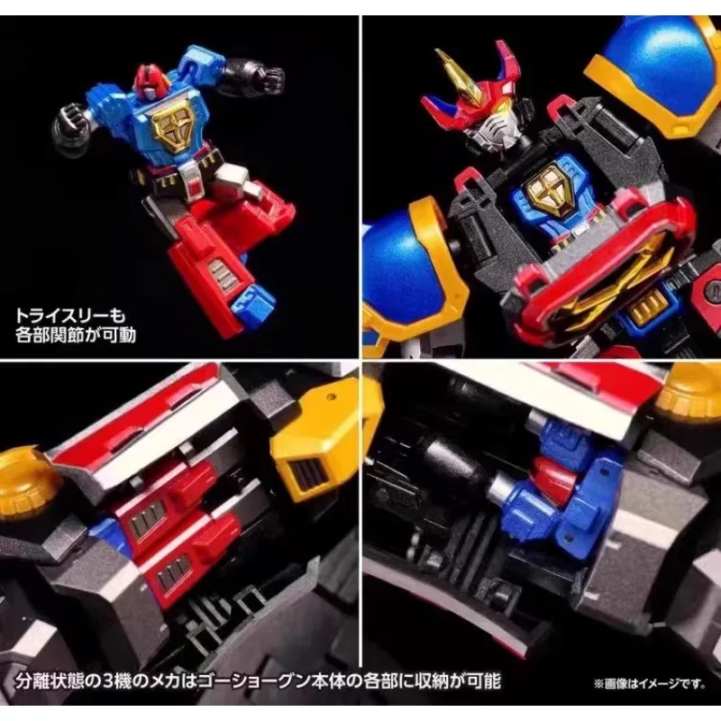 【재고 있음】 변신 장난감 오리지널 제품 WAVE Jinx Research KM-161KM161 GoShogun 18cm 높이 합금 완성형 모델 피규어