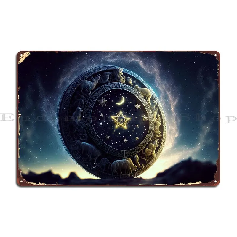 

Space Metal Signs Wall Cave Printing Party Cave Club Tin Sign Poster