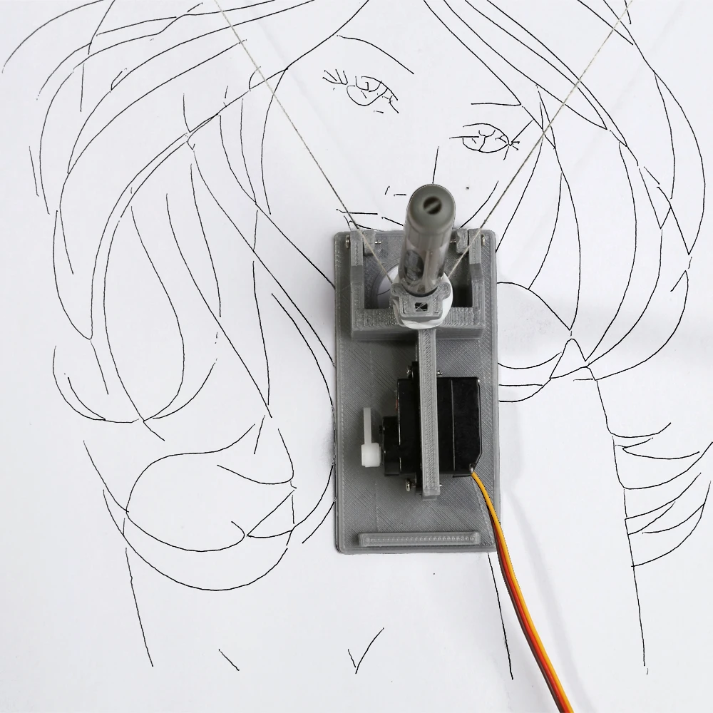 Drawbot Desenhar Linha Plotter Pintura de Parede Robot Maker Projeto Kit Polargrap - Imagem 2