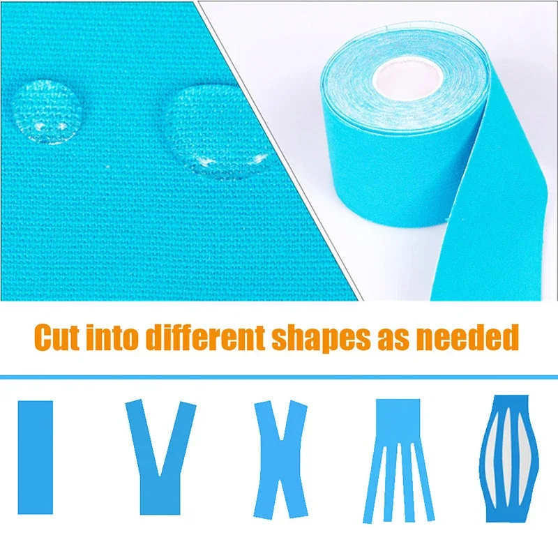 Kinesiology Tape Athletic Tape Sport Recovery Strapping Gym Fitness Tennis Running Knee Muscle Protector 2Size Scissor sports tape,kinesiology tape