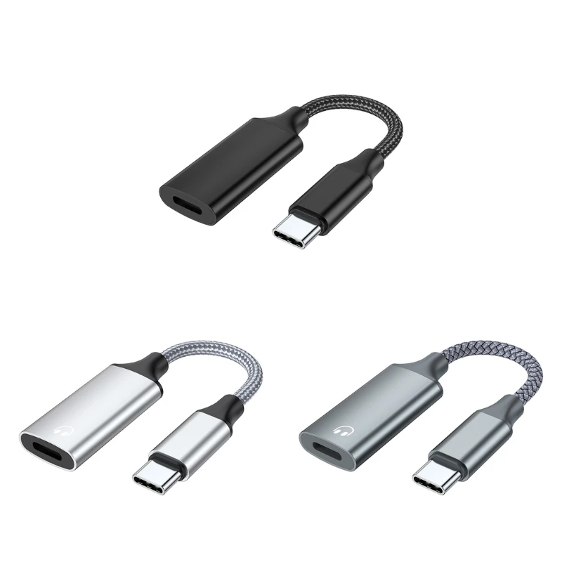 Type to 8 Pin Headphone Call Converter Adapter Cable for MacbookProiPadpro