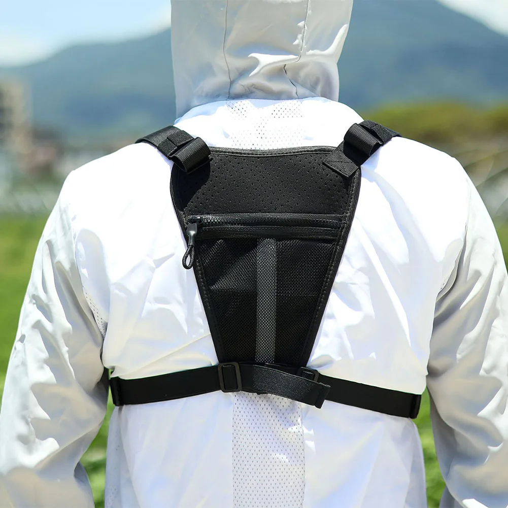 Running Vest Bag Adjustable Strap Fashion Sport Backpack Large Capacity Streetwear Chest Bag for Running Travel 2