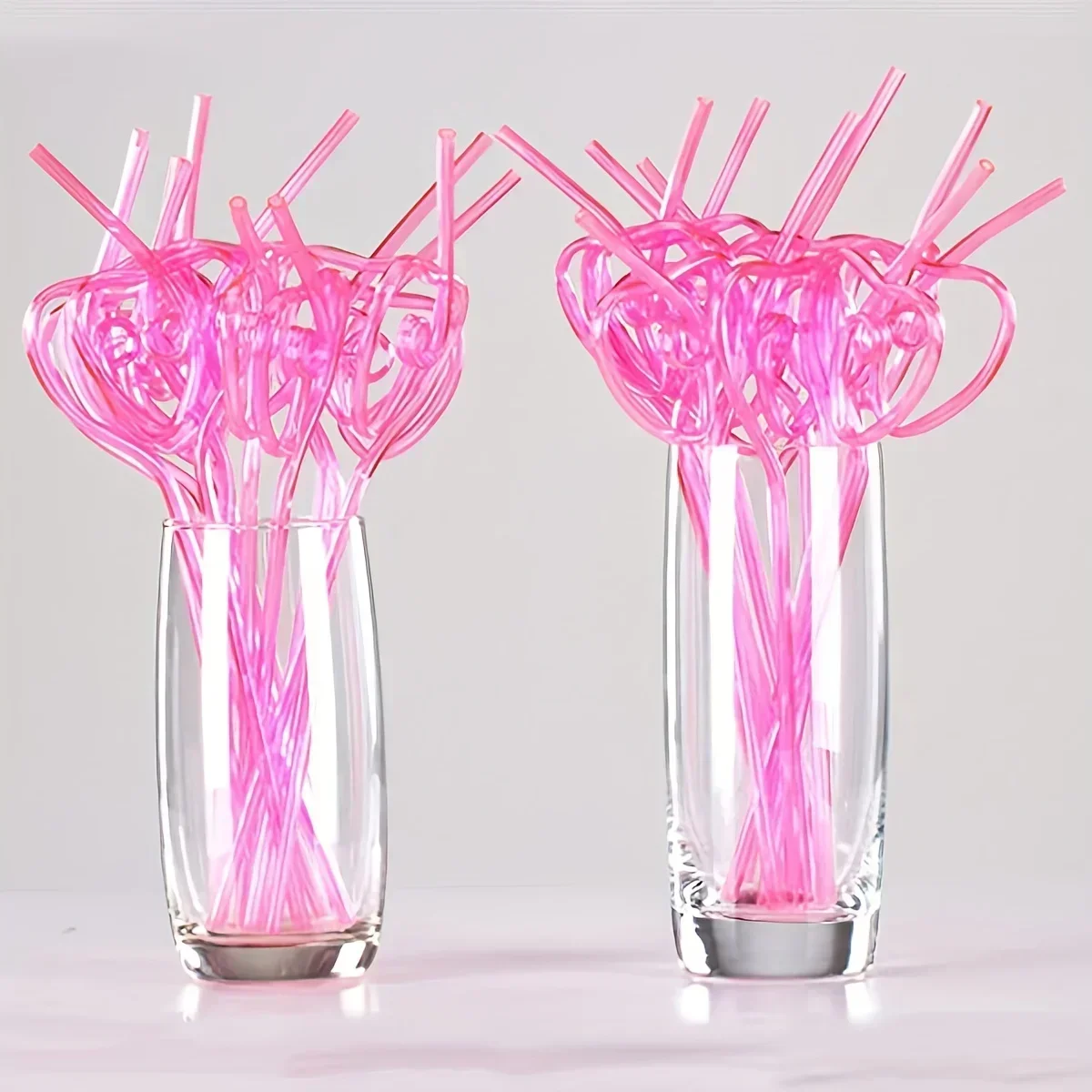 5/10/15pcs-Bridal Shower Straws Love Heart Drinking Straw Bride To Be Wedding Decoration Bachelorette Party Team Bride Gift