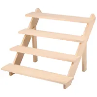 Wooden Display Stand Organizer Wood Riser Display Shelf for Wedding Party Dessert Cupcake Jewelry Collectibles Display Riser 1