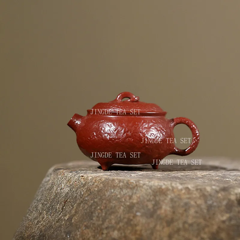 110ml Chinese Yixing Purple Clay Teapot Creativity Handmade Small Capacity Tea Pot Household Beauty Kettle Zisha Tea Set Gifts