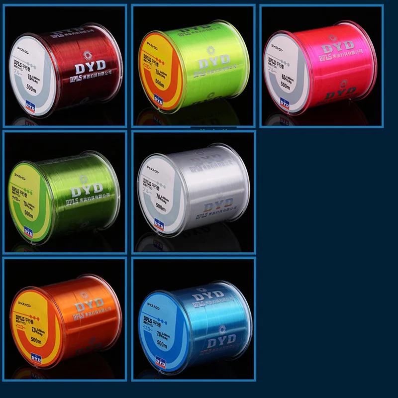 500M Nylon Fishing Line fishing line fishing tackle Super Strong Japan Monofilament For Bass Carp