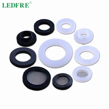 

LEDFRE 10PCS Washer for Silicone EPEM Flat Gasket for 1/2" 3/4" 1" 11/4" Nut for Stainless Steel Corrugated Tube LF18004-10