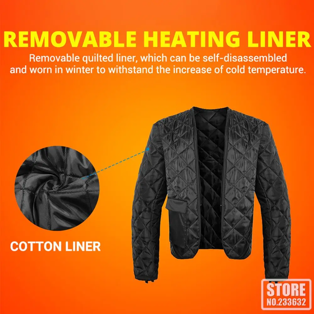 남성용 오토바이 재킷 방수 모토 재킷 바람막이 모터바이크 라이딩 모토 재킷 탈부착 라이너 보호 장비 포함