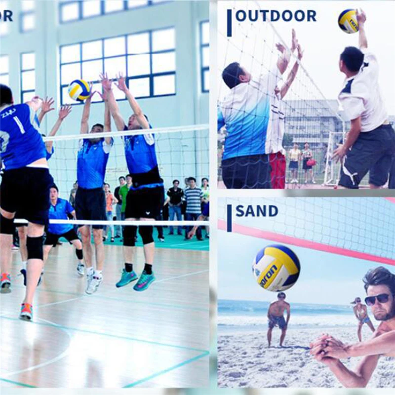 1Pcs PVC Soft Volleyball Professional Training Competition Ball International Standard Beach Handball Indoor Outdoor Supplies