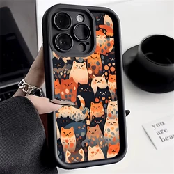 Cartoon Cats Soft Phone Case Cover for Redmi Note11Pro 4G5G (Y1-T2319)