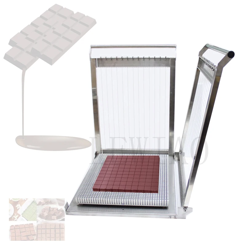 Manual Double Cutting Arm Chocolate Bar Square Grid Cake Cutting Machine  Caramel Cutter Chocolate Guitar Cutter - China Chocolate Cutting Machine,  Chocolate Slicing Machine