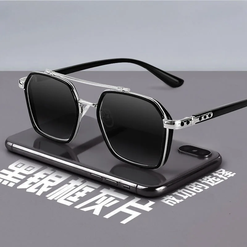 Polarized Sunglasses Vintage Sunglasses Cyberpunk Sunglasses New Retro Steampunk Sunglasses Men Polarized Brand Designer Driver Safety Goggle Outdoor Eyewear Man Shades UV Protection