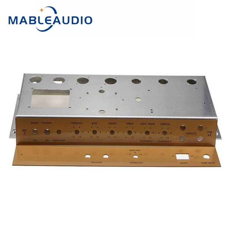 Jtm45 Gitarren verstärker Audio-Zubehör gehäuse Aluminium gehäuse sowie Vorder-und Rückseite