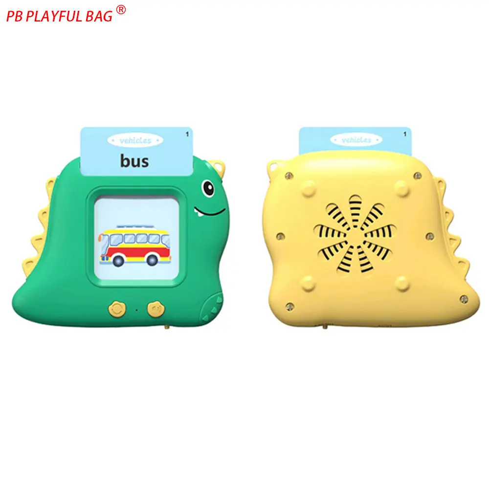 Küçük Dinozor Erken Eğitim İngilizce Konuşan Flash Kartlar Çocuk Dil Öğrenme Okul Öncesi İngilizce Uygulama Çocuk Oyuncak AC246