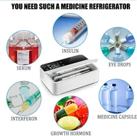 Boîte de réfrigération à insuline Portable, petit réfrigérateur, boîte de médicaments, refroidisseur d'interferon de sérum, boîte à médicaments de voyage domestique 5