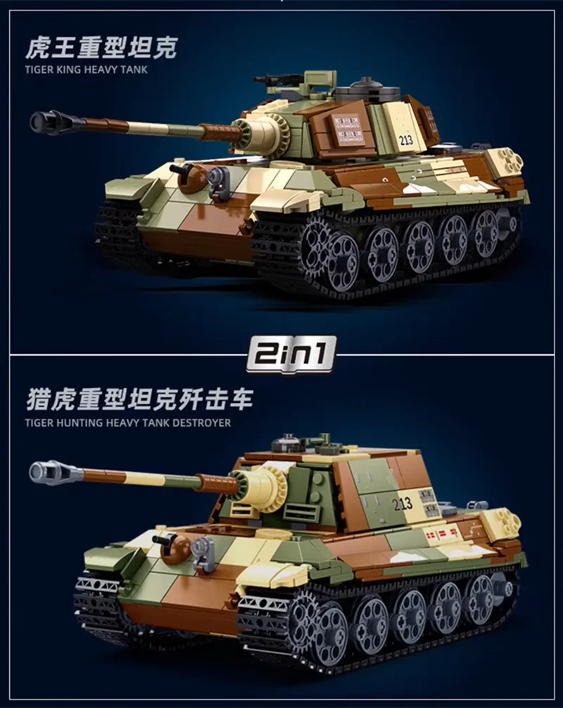 Sluban 930-Piece Military Tank Building Set - Educational Toy