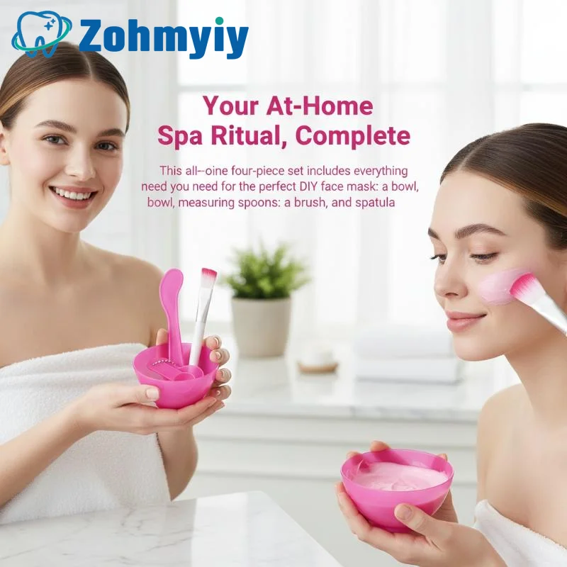 DIY Face Mask Making Kit: Mixing Bowl and Six-Piece Brush Set