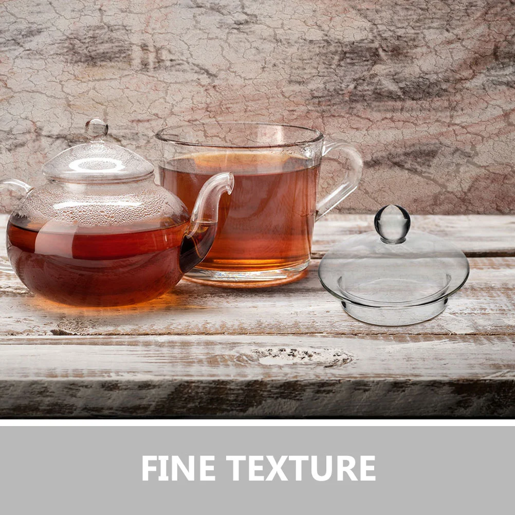 Teapot Lid Replacement Teapot Lid Replacement for Kettle Glass Cover Jug Clear Cup Household Accessories