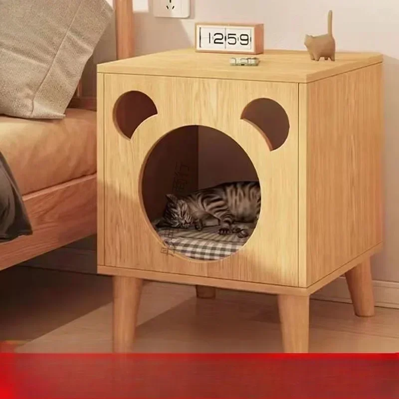 Cat Nest Shopkeeper Bedside Table Small Multifunctional Cat House Locker Bedside Pet Nest
