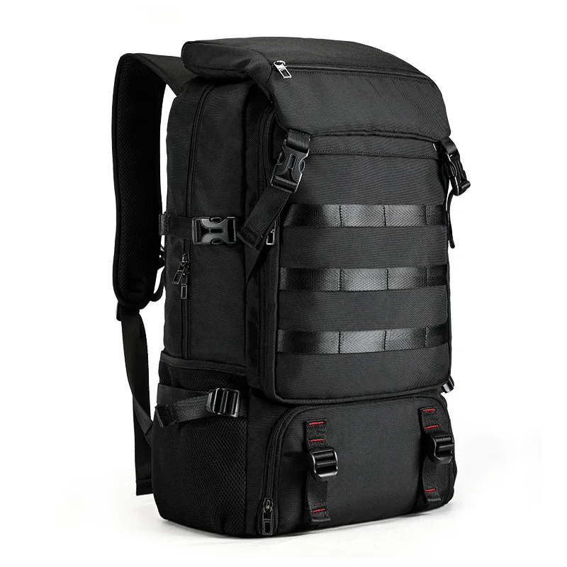 

80L Travel Bag Large Capacity Oxford Rucksack Men Laptop Duffle Luggage Backpack Mountaineering Luggage Hiking Bagpacks XA912M+