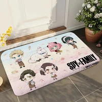 Anime SPY X FAMILY Floor Mat Doormats Home Carpet Foot Mat Bathroom Absorbent Mats Anti-Slip Mats Home Decor Supplies 1