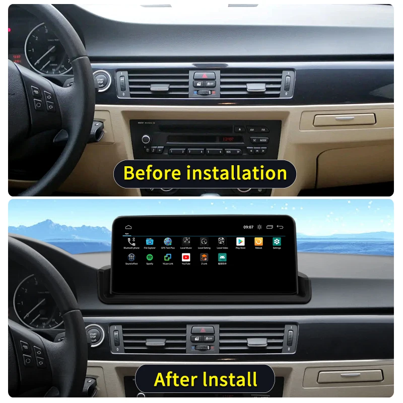 ȵ̵ Ƽ̵   ÷̾, ID8 巡 665, 8 ھ, 8G 128G īȸ,  ̼, BMW 3 ø E90 E91 , ǰ