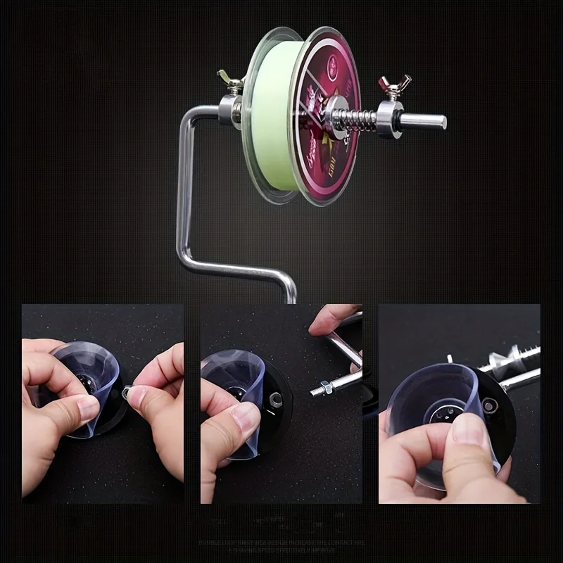 1Pc Aluminum Alloy Fishing Line Winding Machine 2