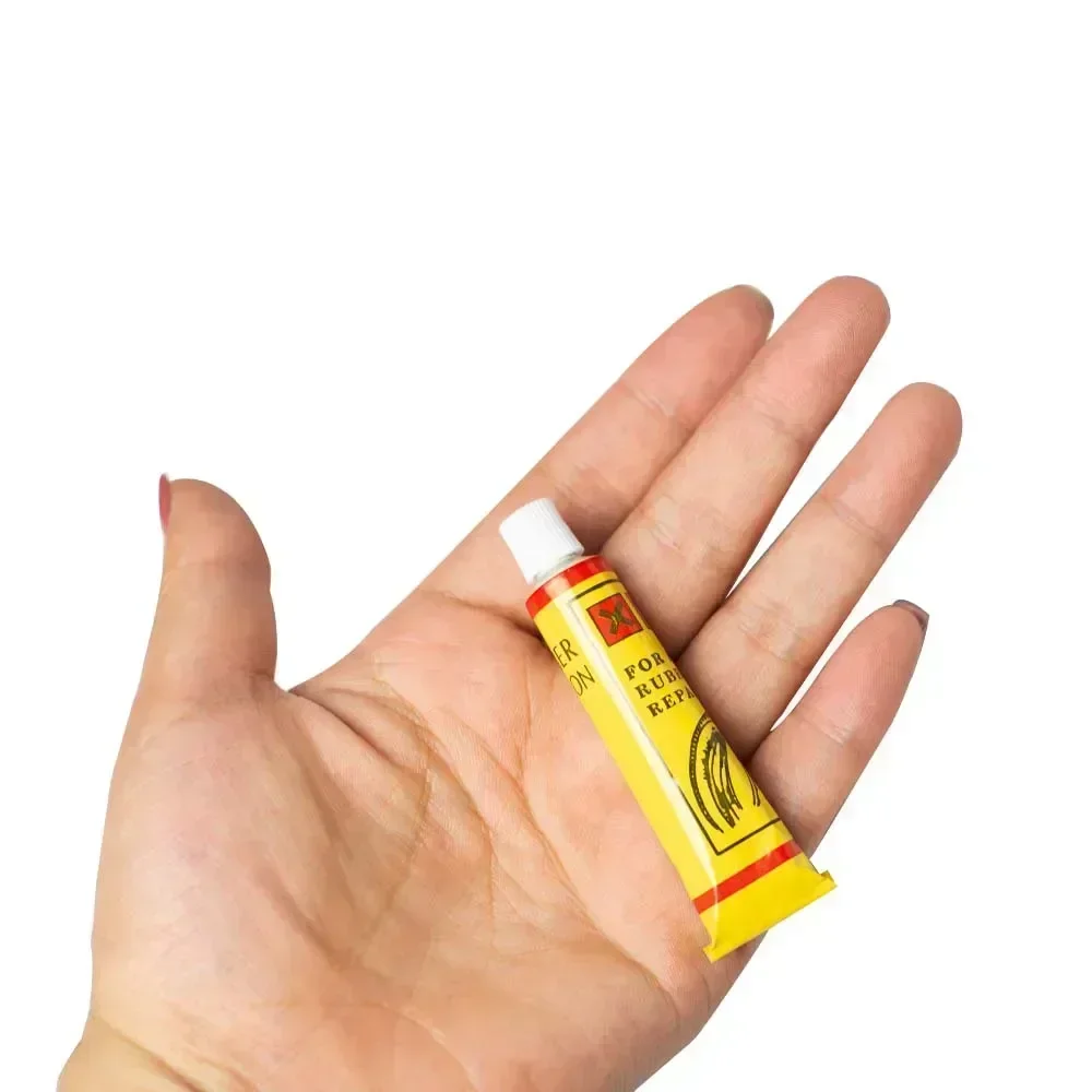 5Pcs/bag Bicycle Repair Glue Bike Tire Repair Tools Bicycle Inner Tube Puncture Cement Rubber Cold Patch Solution