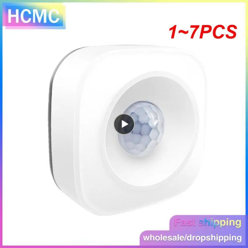 

Датчик движения Tuya Wi-Fi, беспроводной детектор движения с приложением, работает с Alexa, 1-7 шт.