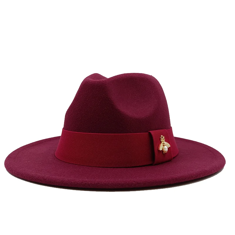 28-Farben-Fedora-Hüte mit Bienen-elastischem Gurtband, Herren-Fedora-Hut, Herren-Panama-Hut, Unisex-Hut, Militärfarbe, Fedora-Hut – Detail 12