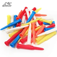 Plastic Limit Golf Tees 70mm Step Down Castle Height Control Golf Long Tees 30pcs/bag Golf Accessories Wholesale Random Color 1