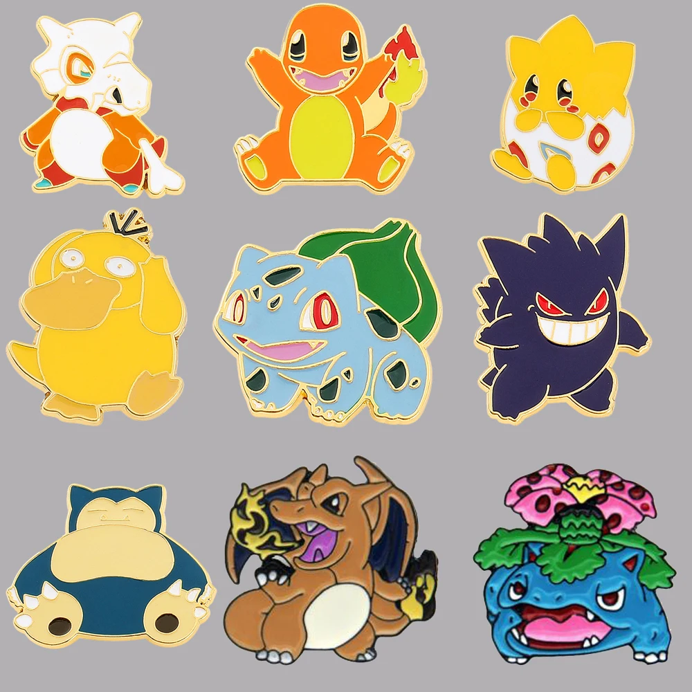 

Anime Cartoon Dinosaur Duck Enamel Brooch Badges on Backpack Lapel Pins Clothing Accessories Jewelry Decoration Kids Gift