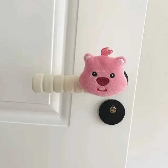 Sanrio-ハローキティのドアハンドル保護カバー,柔らかい保護