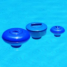 

Swimming pool plate floating plastic floating round small medicine barrels disinfection medicine box automatically