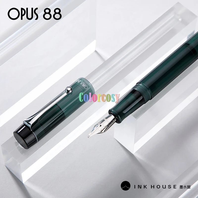 OPUS88 万年筆　オーパス　デモンストレーター　サファイヤブルー　ペン先Ｆ 楽天市場】【10/1〜31ポイント5倍要エントリー】名入れ オーパス