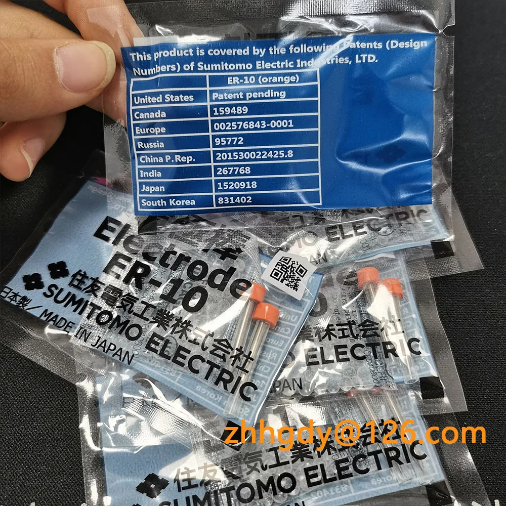 5 pairs ER-10 Electrode For Sumitomo T-39 Type-66 T-81C 82C Z1C 71C TYPE-81M12 T-400/600CFiberFusionSplicerWeldingElectrodesRod