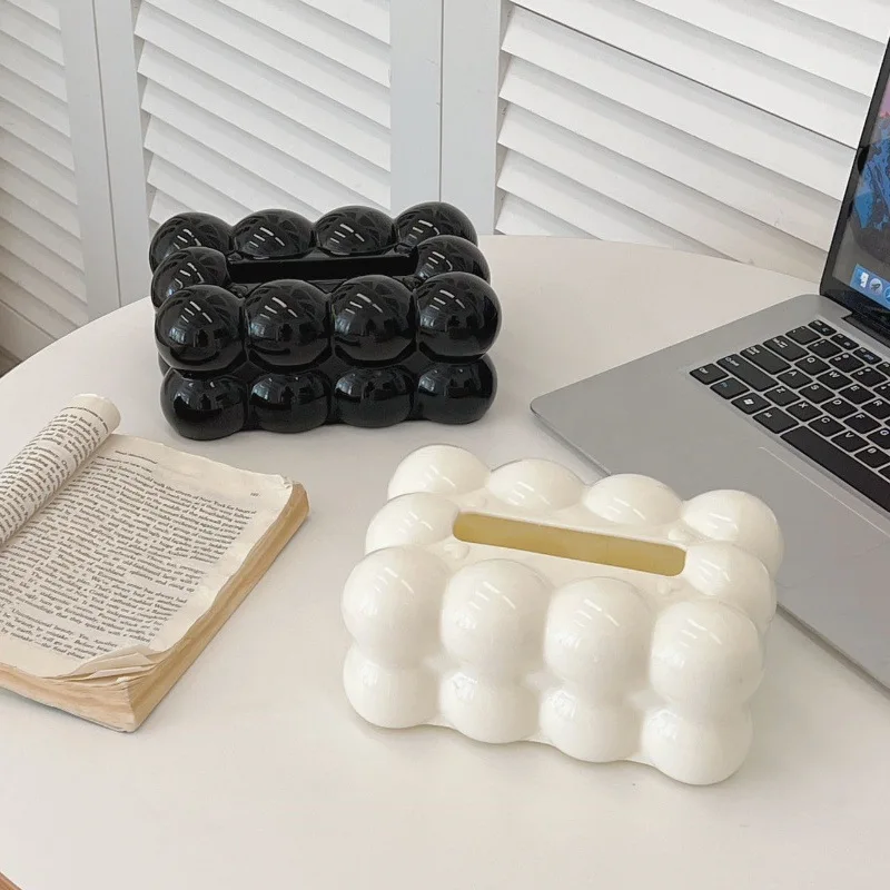 Cloud Design Tissue Box Living Room Coffee Table Paper Towel Dispenser Organizer Napkin Holder Paper Box Home Kitchen Decoration 4